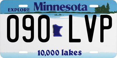 MN license plate 090LVP