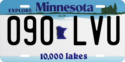 MN license plate 090LVU