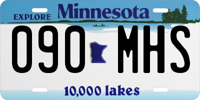 MN license plate 090MHS