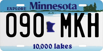 MN license plate 090MKH