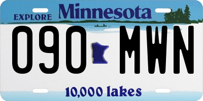 MN license plate 090MWN