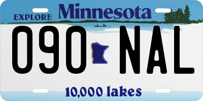 MN license plate 090NAL