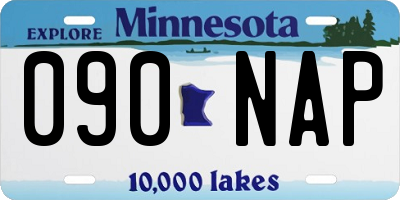 MN license plate 090NAP