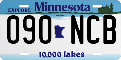 MN license plate 090NCB