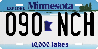 MN license plate 090NCH