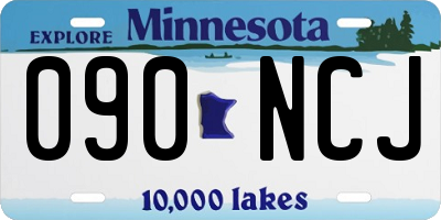MN license plate 090NCJ