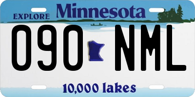 MN license plate 090NML