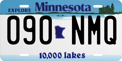 MN license plate 090NMQ