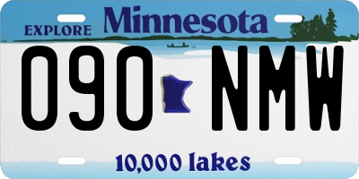 MN license plate 090NMW