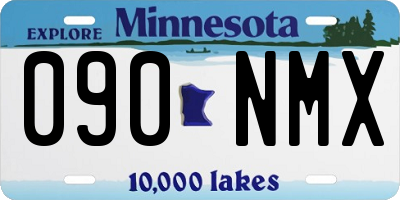 MN license plate 090NMX