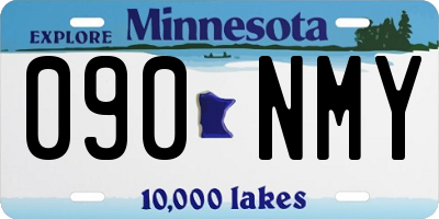 MN license plate 090NMY