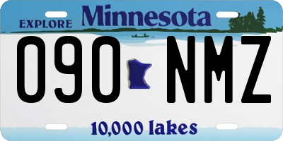 MN license plate 090NMZ