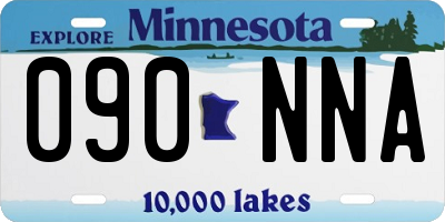 MN license plate 090NNA