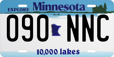 MN license plate 090NNC