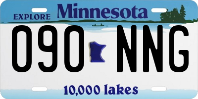 MN license plate 090NNG