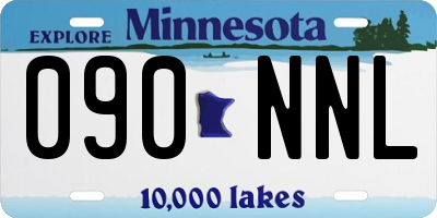 MN license plate 090NNL