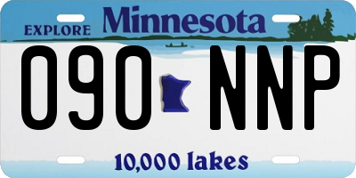 MN license plate 090NNP