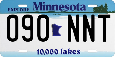 MN license plate 090NNT