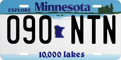 MN license plate 090NTN
