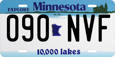 MN license plate 090NVF