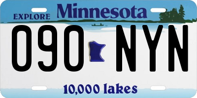 MN license plate 090NYN