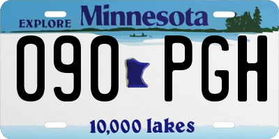 MN license plate 090PGH