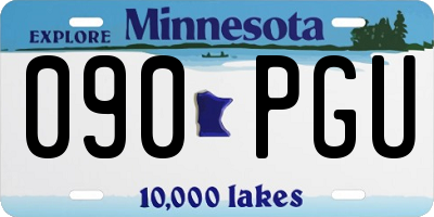 MN license plate 090PGU