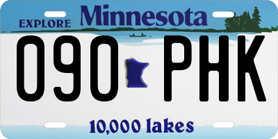 MN license plate 090PHK