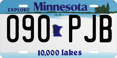 MN license plate 090PJB