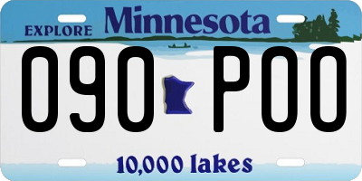 MN license plate 090POO