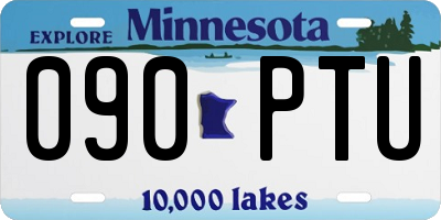 MN license plate 090PTU