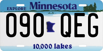 MN license plate 090QEG