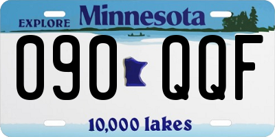 MN license plate 090QQF