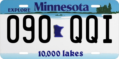 MN license plate 090QQI