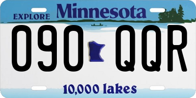 MN license plate 090QQR