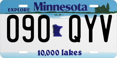 MN license plate 090QYV