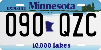 MN license plate 090QZC