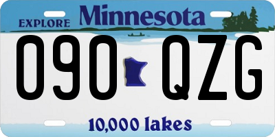 MN license plate 090QZG