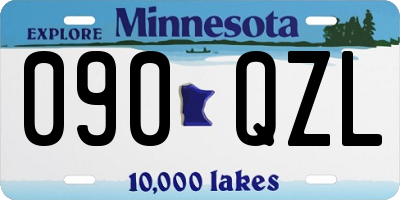 MN license plate 090QZL