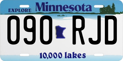 MN license plate 090RJD