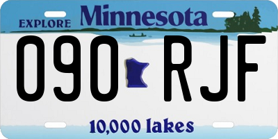 MN license plate 090RJF