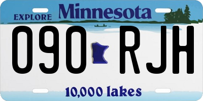 MN license plate 090RJH