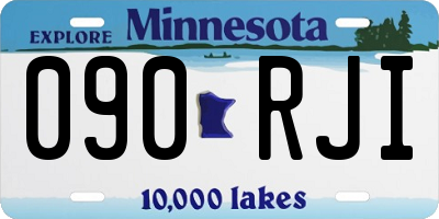 MN license plate 090RJI