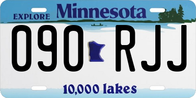 MN license plate 090RJJ