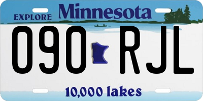 MN license plate 090RJL