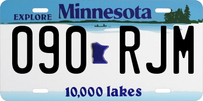 MN license plate 090RJM