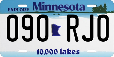 MN license plate 090RJO