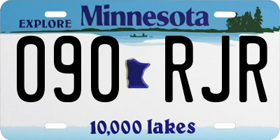 MN license plate 090RJR