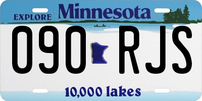 MN license plate 090RJS