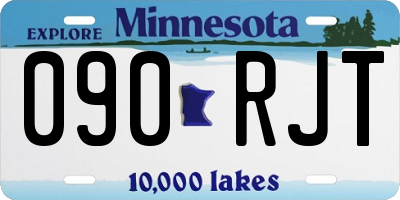 MN license plate 090RJT